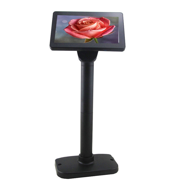 7Inch 450cd/m2 LCD Pole Display Customer Facing Display 800*600 Resolution